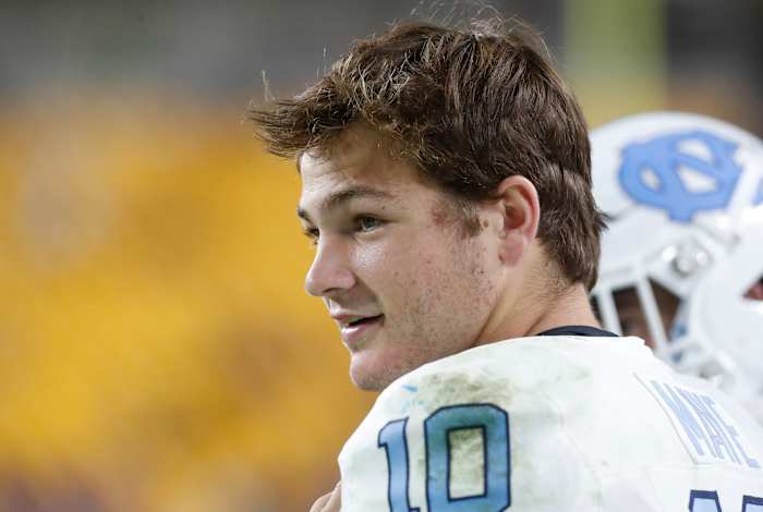 UNC football quarterback Drake Maye